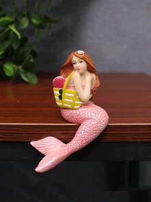 1 pieza Decoración sirena - Multicolor - Ver 5