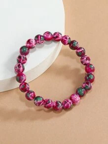 Pulsera con cuenta con estampado - Multicolor - Ver 4