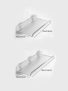 1入組透明掛壁式PMMA展示架簡約耐用收納架 - 無色 - 查看 3