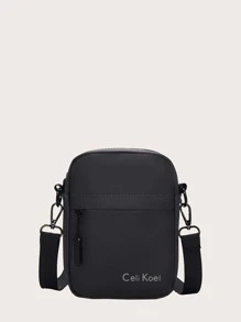 Mini Men Crossbody Bag - Black - View 1