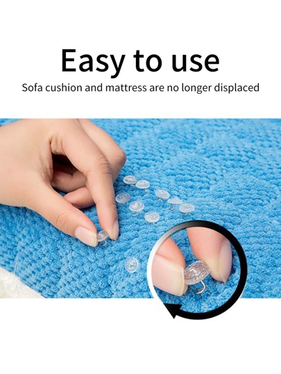 10قطع/طقم حديد ملاءة مبسط شفاف قابض ملاءة السرير الى منزل
