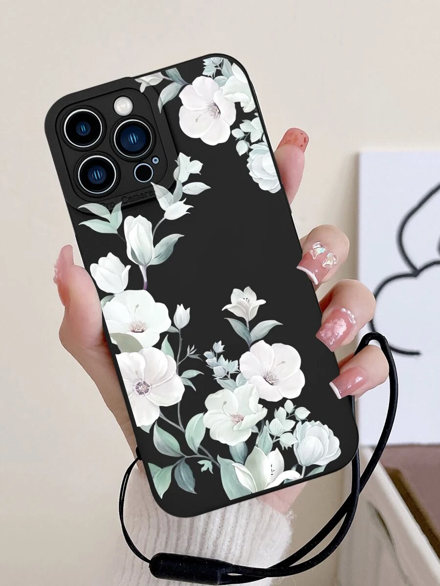 花纹手机壳，带挂绳，国际版，非国内版 - 彩色 - 查看 1