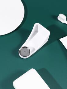 1pc Wall Mounted Soap Holder - White - View 5