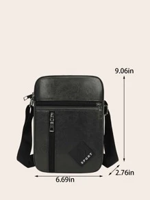 高中生 大学新生 多功能单肩包 单肩包 休闲包 迷你男士拉链斜挎包，手提包 学生包 适合旅行、大学、户外、运动、通勤 单肩包 单肩包 侧包 方形包 黑色包 小包 商务 节日 夏季男士礼物 父亲节礼物 大学包 爸爸的书 返校 多功能宿舍 男士单肩包 男士包 斜挎包 侧包 学校用品 秋季邮差包 男士包 圆筒包 旧款 万圣节 圣诞节