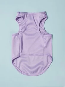 PETSIN 字母圖案寵物背心 - 紫丁香色 - 查看 4
