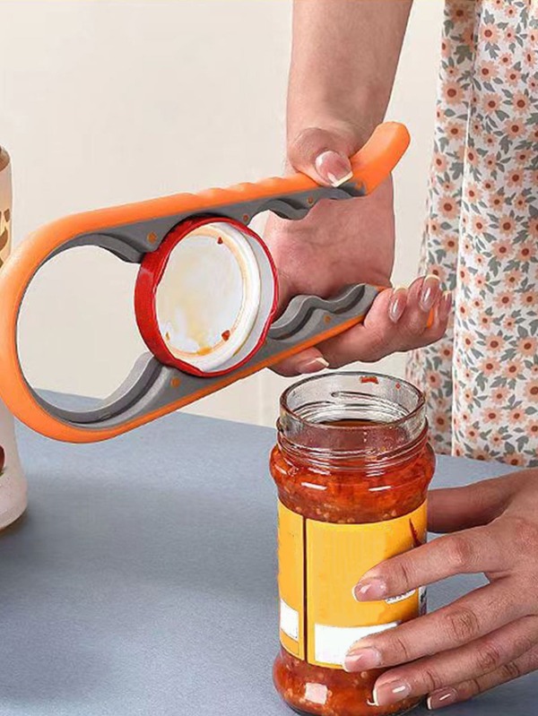 1pc Multifunctional 4in1 Jar Opener,Jar Gripper,Lid Opener,Can Opener