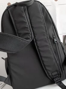 Nhẹ, dành cho doanh nhân, thiết kế dây rút công suất lớn, ba lô chức năng đơn giản không thấm nước dành cho các cô gái tuổi teen, phụ nữ, sinh viên đại học, hoàn hảo cho trường trung học, đại học, công việc, kinh doanh, ngoài trời, du lịch, đi học lại cho các cô gái tuổi teen, nữ sinh viên đại học, tân binh & da trắng- Công nhân cổ áo Hoàn hảo cho Văn phòng, Đại học, Công việc, Kinh doanh, Đi làm, Ngoài trời, Du lịch, Đi chơi - màu đen - Xem 6