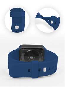 矽膠錶帶適用於Apple Watch - 藏蓝色 - 查看 3