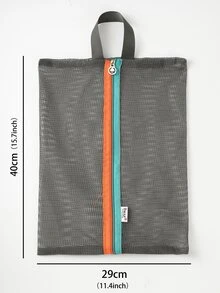 4 piezas Bolsa de almacenamiento de viaje portátil - Multicolor - Ver 6