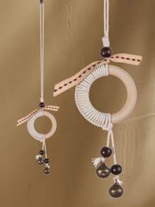 1 pieza Colgante de pared con diseño de cuenta - Multicolor - Ver 1