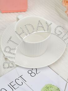 1pc Colorful Birthday Party Headband Crown, Party Accessory - Silver - View 2