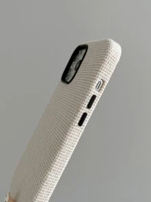 Canvas Phone Case - Beige - View 5