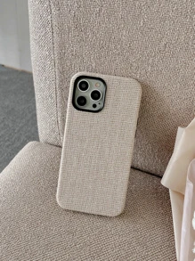 Canvas Phone Case - Beige - View 6