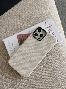 Canvas Phone Case - Beige - View 7