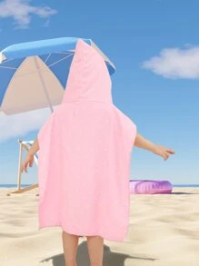 1入組兒童卡通圖案浴巾 - 彩色 - 查看 3