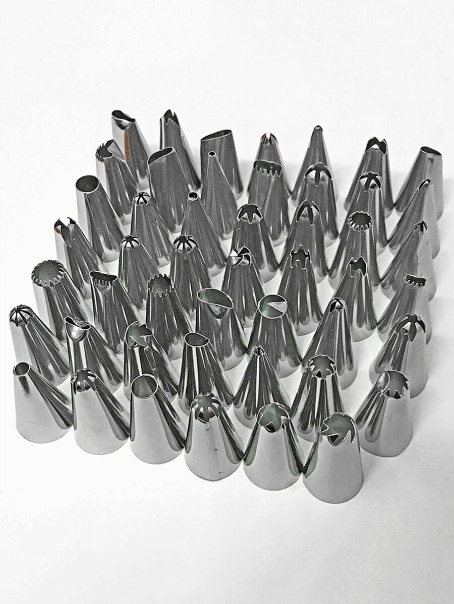 24 & 48pcs Cream Piping Nozzles/tips