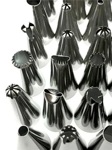 24 & 48pcs Cream Piping Nozzles/tips