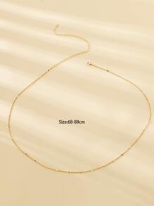 Cadena para la cintura unicolor minimalista - Amarillo Oro - Ver 3