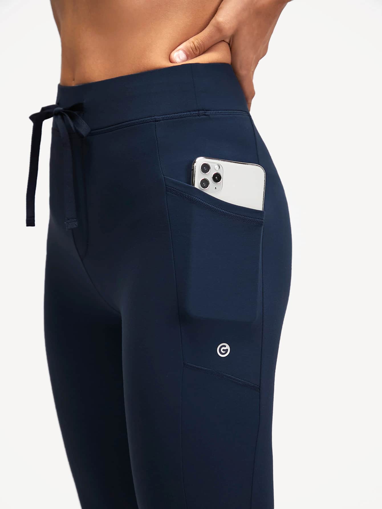 24" FeatherFit™ Drawstring Pocket Leggings