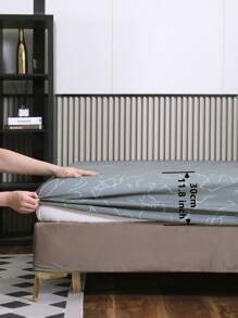 Set sábana bajera sin relleno con estampado - Multicolor - Ver 4