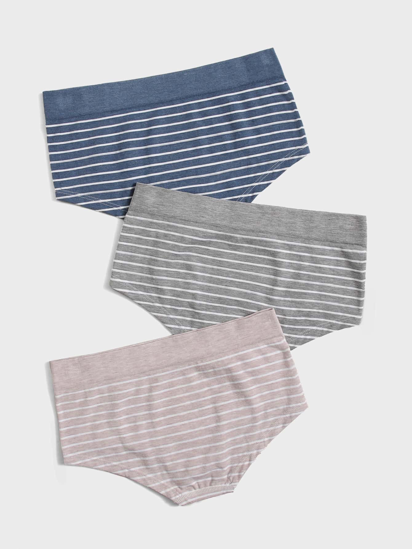 3-Pack Mid Rise Briefs