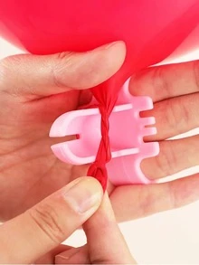 3 Stücke zufällig farbige Ballon Knoter - Verschiedenfarbig - Übersicht 4