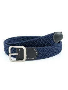 Thắt lưng nam dệt thoi - Màu xanh hải quân - Xem 2