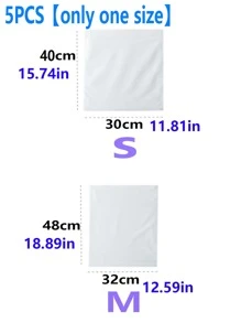 5pcs Non-Woven Fabric Drawstring Shoes Storage Bag, Large Capacity Shoes Storage Pouch For Travel & Home - White - View 6