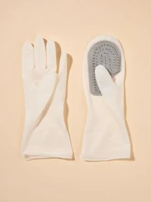 1pair Pet Bath Gloves - Light Grey - View 1