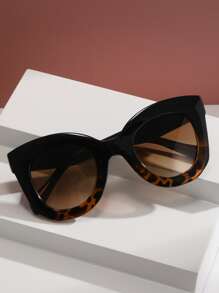 猫眼时尚眼镜，派对、装扮和礼物的完美之选，波西米亚风時尚眼鏡，沙滩配饰，女士沙滩配饰，夏季海滩度假、户外活动、旅行眼镜 - 漸層 - 查看 2