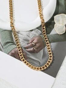 Minimalist Chain Bag Strap - Gold - View 3