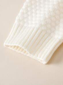 Chaqueta De Manga Raglán Para Bebé Niña - Beis - Ver 3