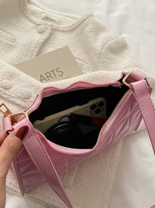 Không thấm nước , Nhẹ , Thương vụ Hàng ngày Chần Chi tiết Cái túi Màu hồng Đối với Cô gái tuổi teen NỮ Cao đẳng Sinh viên , & Cổ cồn trắng Công nhân
工人 Hoàn hảo Cho văn phòng , Cao đẳng , Làm việc , Làm Việc  , Commute - Hồng - Xem 4