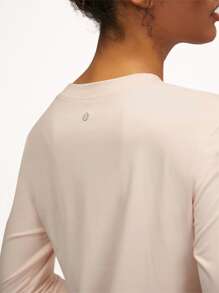 GLOWMODE Cutout Curved Hem Top - Apricot - View 8