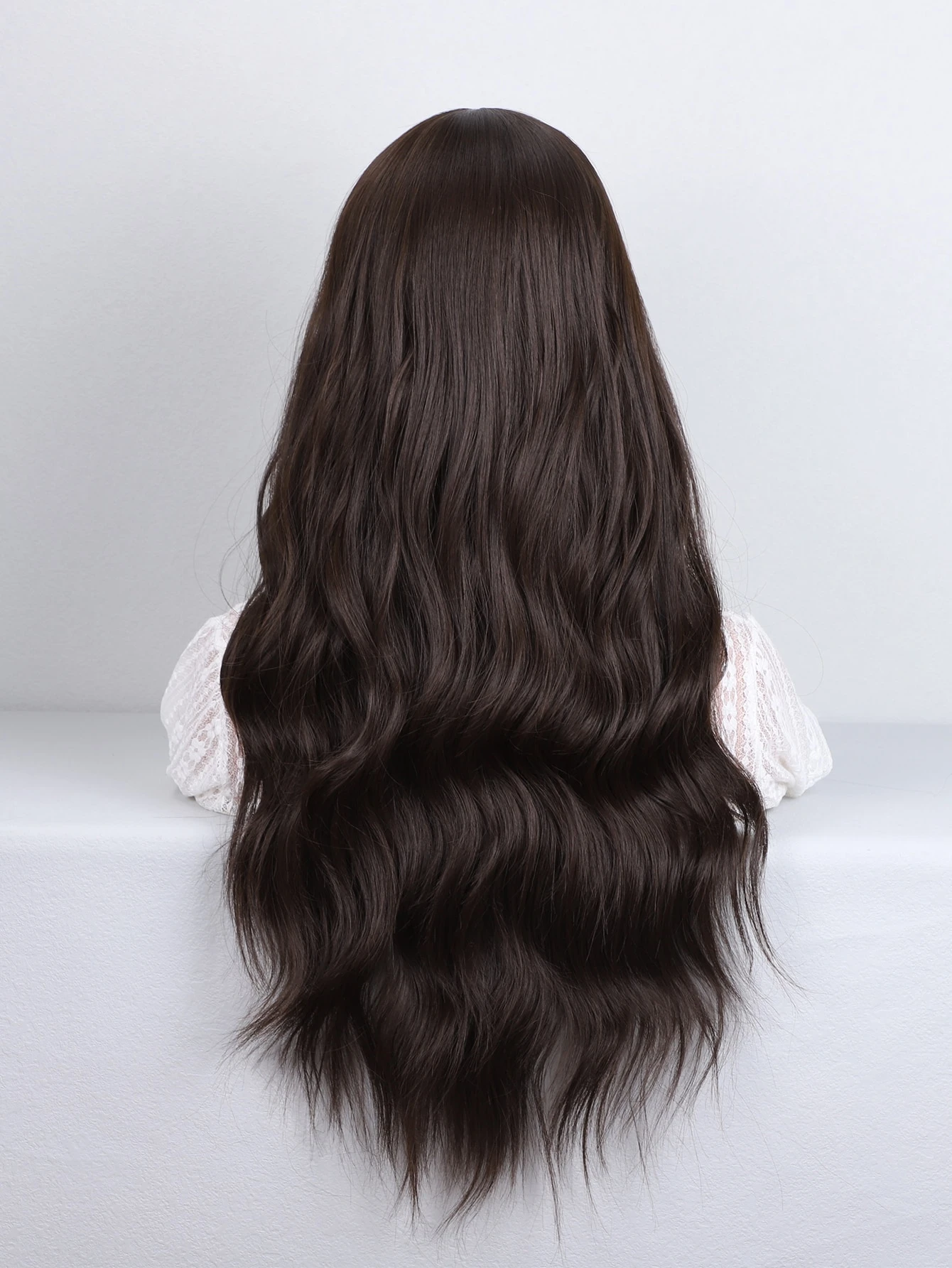 Miniatura 2 de Peluca sintética larga rizada