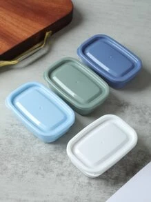 4pcs Food Storage Box - Multicolor - View 1