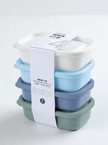 4pcs Food Storage Box - Multicolor - View 5