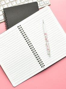 1pc A5 Spiral Notebook - Black - View 2
