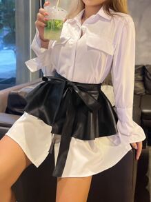 Cute Bow Decor Waist Belt For Daily Use Halloween Summer, School Fall, Autumn, Halloween