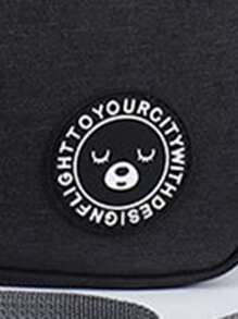 1 pieza Bolsa térmica portátil - Negro - Ver 3