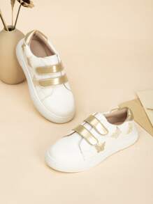 Giày thể thao trẻ em Khối Màu - trắng - Xem 3