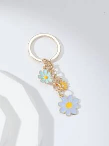 Daisy Charm Keychain - Multicolor - View 3
