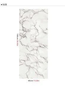 1pc Marble Pattern Wall Paper, 40x100cm Self Adhesive Wall Sticker For Home Decor,Renovation Stickers Peel Wall Panels,Wall Paper, Wallpapers,Spring Decoration Items Refresh Your Home,Rama Decoration Stickers - Multicolor - View 3