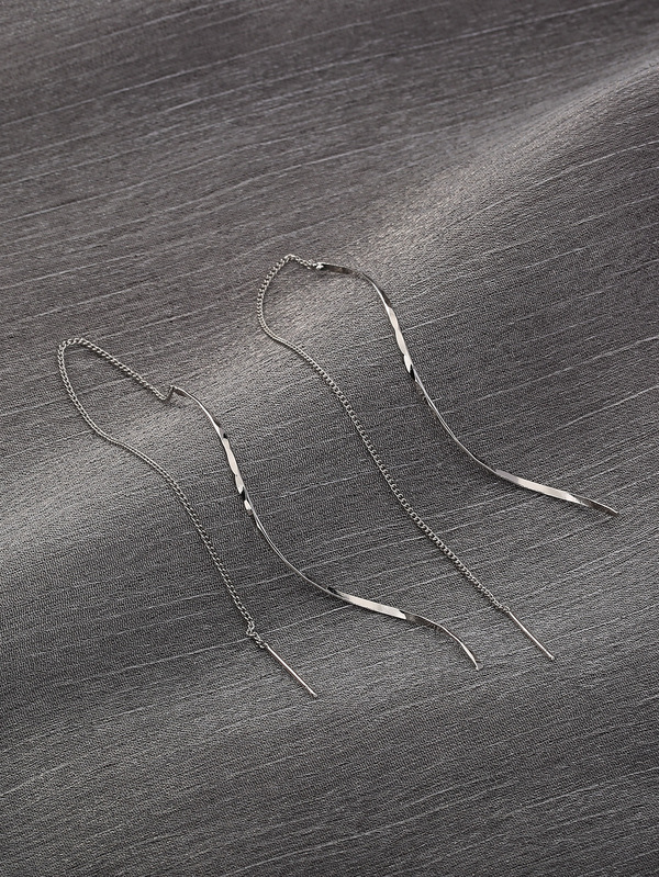 Minimalist Threader Earrings SHEIN USA