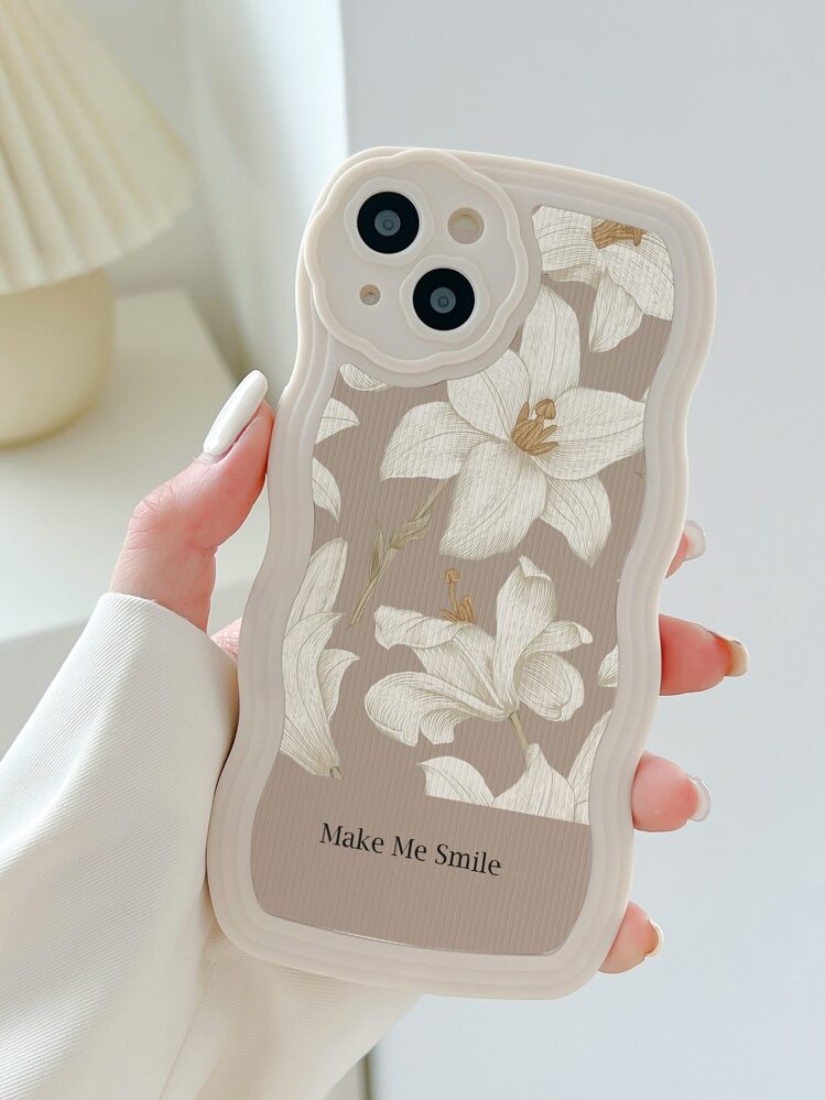 1 Ốp điện thoại bằng da Tpu hình hoa huệ Tương thích với iPhone 11 12 13 14 - Nhiều màu - Xem 1