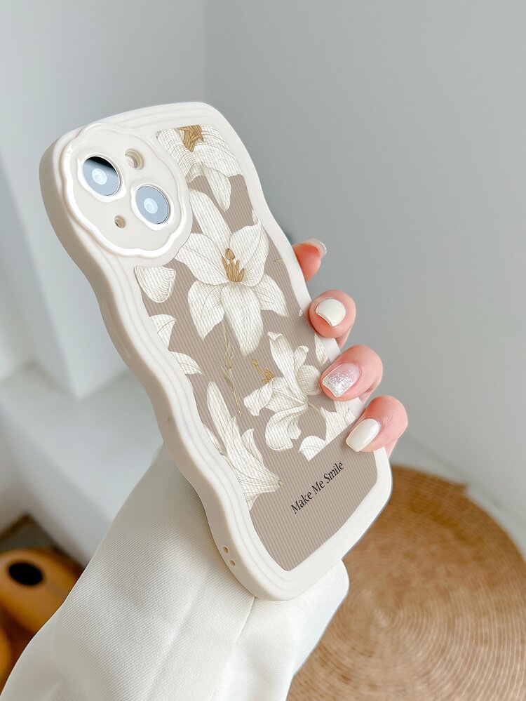 1 Ốp điện thoại bằng da Tpu hình hoa huệ Tương thích với iPhone 11 12 13 14 - Nhiều màu - Xem 2