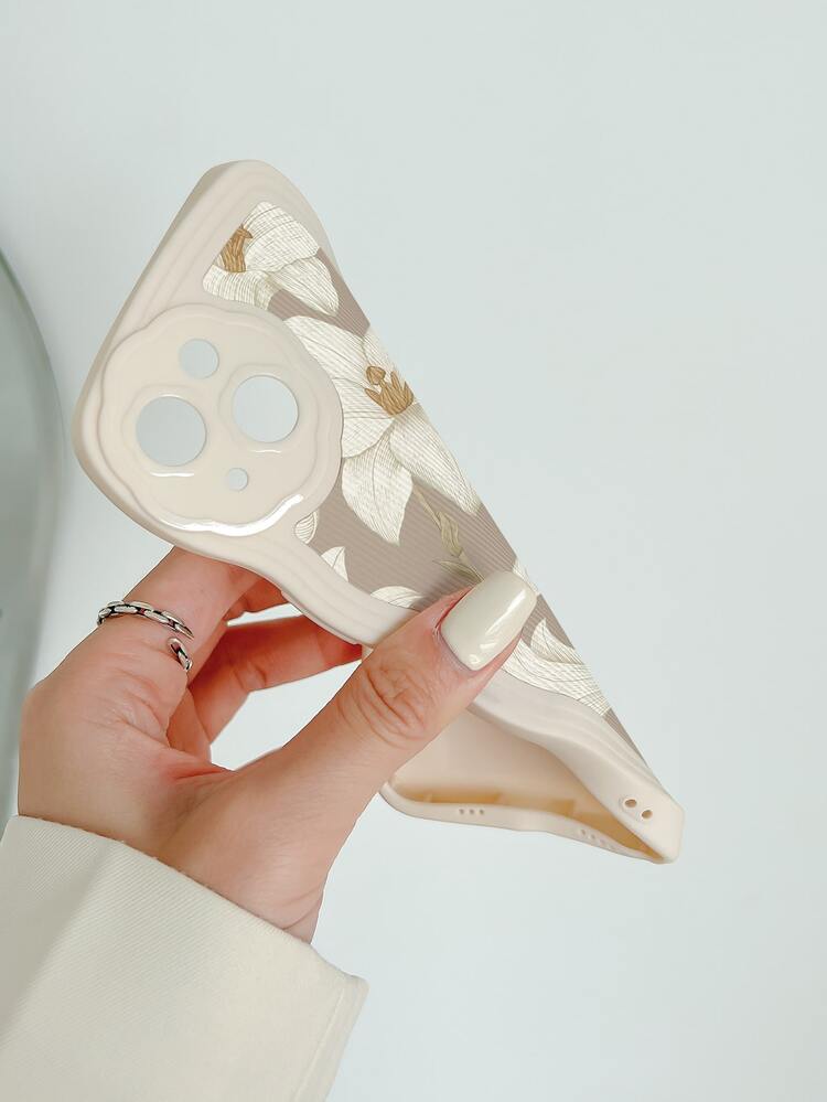 1 Ốp điện thoại bằng da Tpu hình hoa huệ Tương thích với iPhone 11 12 13 14 - Nhiều màu - Xem 3