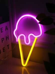1 pieza Luz de neón en forma de helado - Multicolor - Ver 5