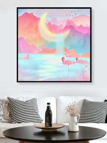 Tranh phong cảnh Tự làm kim cương không khung - Nhiều màu - Xem 4