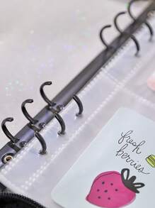 1 件 3 英寸闪光相册 返校、返校、学校用品 - 黑色 - 查看 3